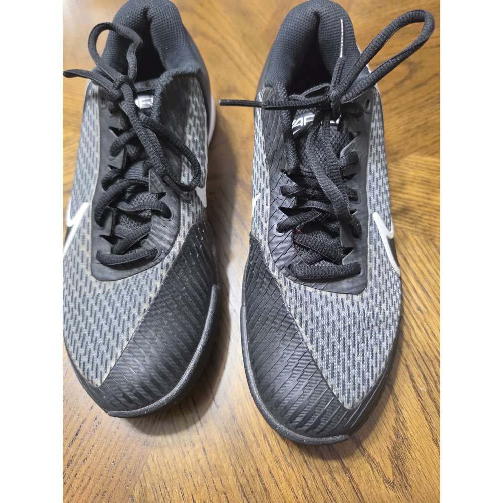 Nike Court Air Zoom Vapor Pro Black White Tennis Shoes DR6192-001 Mens 7.5